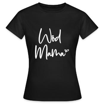 Wöd Mama Österreich Beste Mama Mutter Mutti - Frauen T-Shirt - Schwarz - Vorne - AI Model Female 172 dark (172cm)