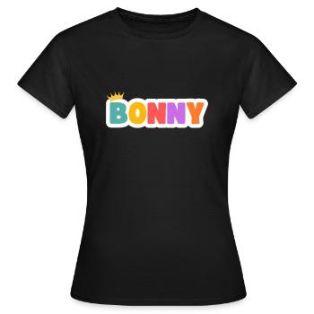 Bonny! Personnalisable - T-shirt Femme - noir - Devant - AI Model Female 172 dark (172cm)