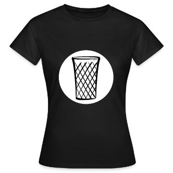 Cidre, Bembel, Äbbelwoi - T-shirt Femme - noir - Devant - AI Model Female 172 dark (172cm)