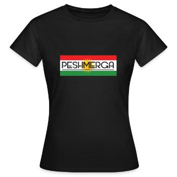 peschmerga - Frauen T-Shirt - Schwarz - Vorne - AI Model Female 172 dark (172cm)