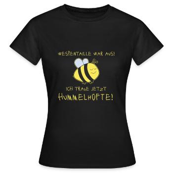 Hummel Dick Lustig - Frauen T-Shirt - Schwarz - Vorne - AI Model Female 172 dark (172cm)