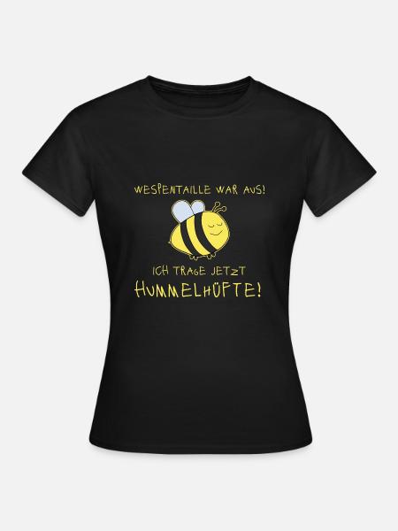Hummel Dick Lustig - Frauen T-Shirt - Schwarz