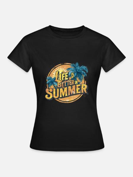 Hello Summer It's Been A Long Time für einen - Frauen T-Shirt - Schwarz