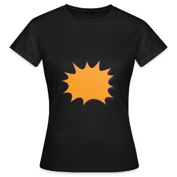 Bande dessinée - T-shirt Femme - noir - Devant - AI Model Female 172 dark (172cm)