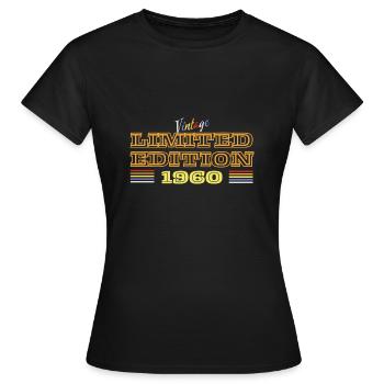 Vintage - T-shirt Femme - noir - Devant - AI Model Female 172 dark (172cm)