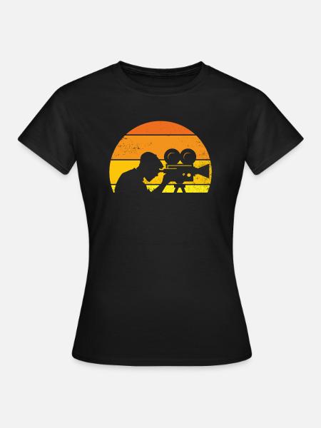 CINEMA ursprüngliche Geschenkidee für Cinephile - Frauen T-Shirt - Schwarz