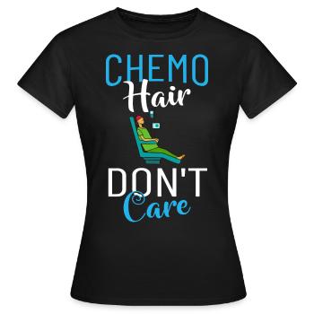 Chemotherapy Chemo Cancer Therapy - Women's T-Shirt - black - Front - AI Model Female 172 dark (172cm)