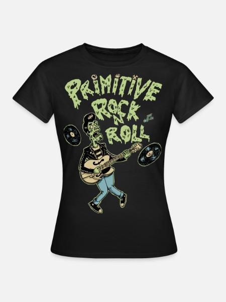 primitive rock.png - Women's T-Shirt - black