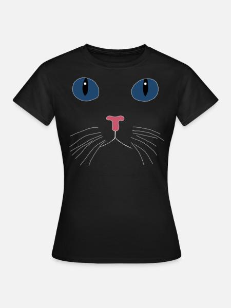 CHAT NOIR - T-shirt Femme - noir