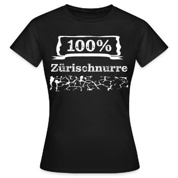 Zürischnurre Shirt! - Frauen T-Shirt - Schwarz - Vorne - AI Model Female 172 dark (172cm)