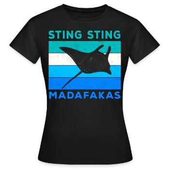 Apnea Diver Apnéiste Scuba Diver - T-shirt Femme - noir - Devant - AI Model Female 172 dark (172cm)