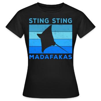 Apnea Diver Apnéiste Scuba Diver - T-shirt Femme - noir - Devant - AI Model Female 172 dark (172cm)