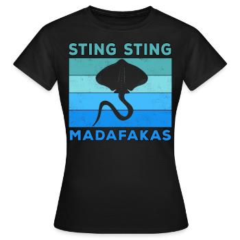 Apnea Diver Apnéiste Scuba Diver - T-shirt Femme - noir - Devant - AI Model Female 172 dark (172cm)