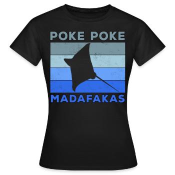 Apnea Diver Apnéiste Scuba Diver - T-shirt Femme - noir - Devant - AI Model Female 172 dark (172cm)