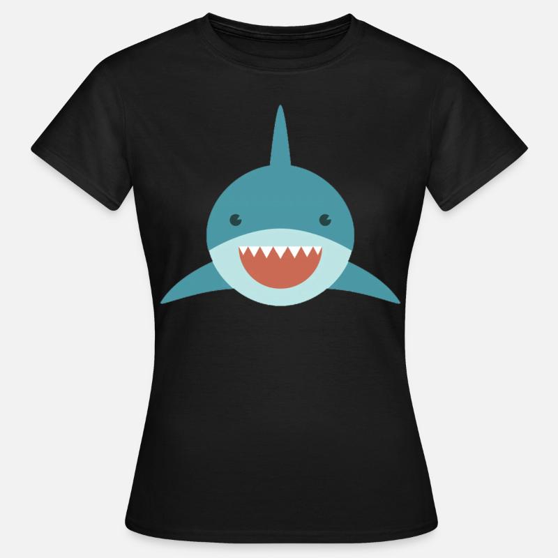 Cute shark - Women's T-Shirt - black