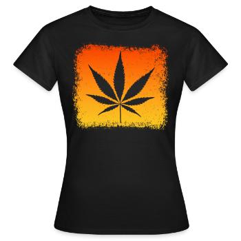 Kiffen Kiffer Weed Gras Stoner - Frauen T-Shirt - Schwarz - Vorne - AI Model Female 172 dark (172cm)