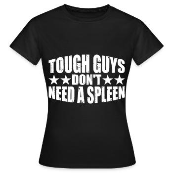 Les durs à cuire n’ont pas besoin d’une rate 3 - T-shirt Femme - noir - Devant - AI Model Female 172 dark (172cm)
