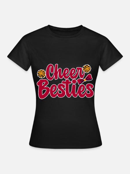 Cheer Besties 2 - Frauen T-Shirt - Schwarz