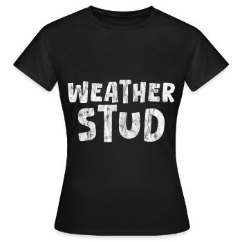 Weather Stud 3 - Frauen T-Shirt - Schwarz - Vorne - AI Model Female 172 dark (172cm)