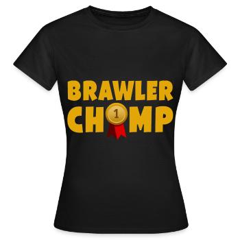 Brawler Champ - Frauen T-Shirt - Schwarz - Vorne - AI Model Female 172 dark (172cm)