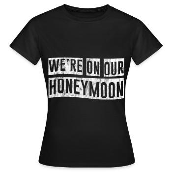 Nous sommes en lune de miel 3 - T-shirt Femme - noir - Devant - AI Model Female 172 dark (172cm)