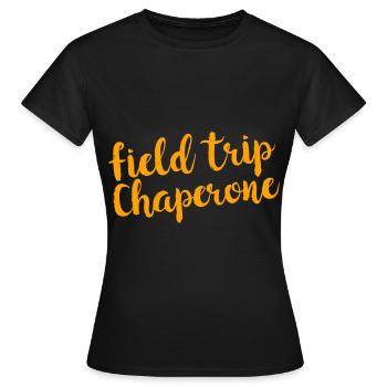 Chaperon d’excursion 4 - T-shirt Femme - noir - Devant - AI Model Female 172 dark (172cm)