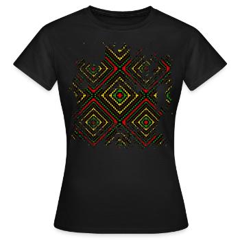 Ethno modèle Afrique - T-shirt Femme - noir - Devant - AI Model Female 172 dark (172cm)