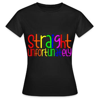 Droit Malheureusement 4 - T-shirt Femme - noir - Devant - AI Model Female 172 dark (172cm)