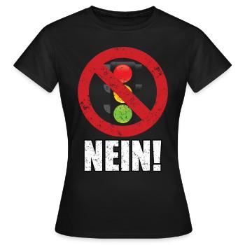 Traffic lights gone - Women's T-Shirt - black - Front - AI Model Female 172 dark (172cm)