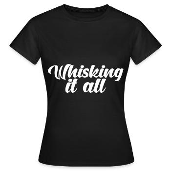 Fouetter le tout - T-shirt Femme - noir - Devant - AI Model Female 172 dark (172cm)