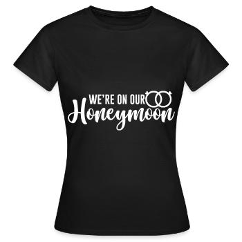 Nous sommes en lune de miel 2 - T-shirt Femme - noir - Devant - AI Model Female 172 dark (172cm)