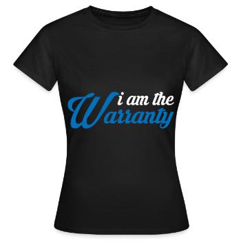 Je suis la garantie 7 - T-shirt Femme - noir - Devant - AI Model Female 172 dark (172cm)