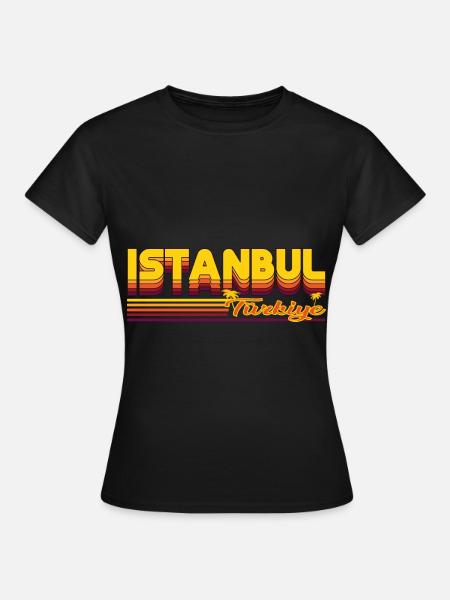 Istanbul - tolles sommerliches Urlaubs Design - Frauen T-Shirt - Schwarz