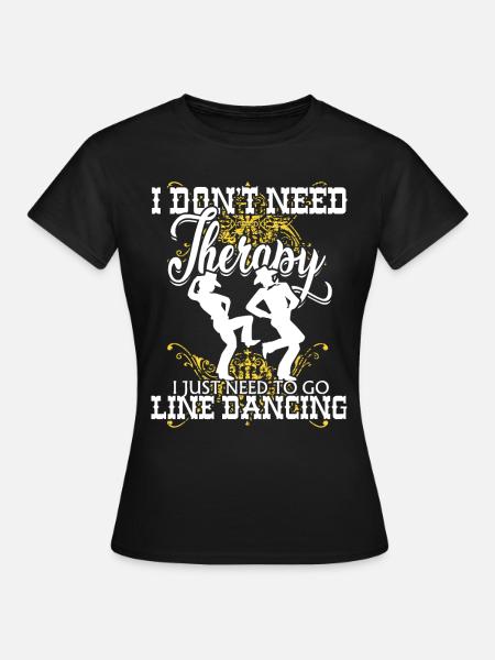 line dance - Women's T-Shirt - black