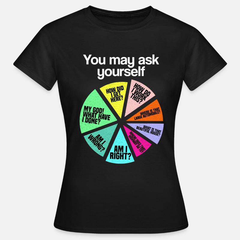 You may ask: Personal Introduction Cha - Women's T-Shirt - black