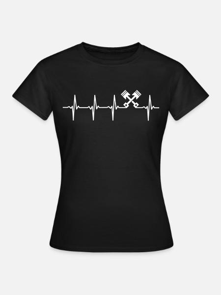 piston mechanical mechanic - Women's T-Shirt - black