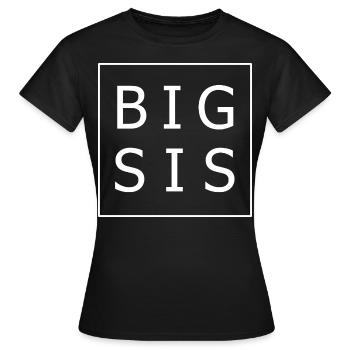 GRAND SIS - T-shirt Femme - noir - Devant - AI Model Female 172 dark (172cm)