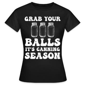 Oui, je peux drôle d’agriculteurs de la saison de conservation - T-shirt Femme - noir - Devant - AI Model Female 172 dark (172cm)