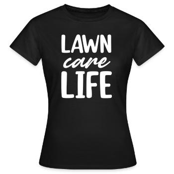Entretien de la pelouse Life Entretien de pelouse drôle - T-shirt Femme - noir - Devant - AI Model Female 172 dark (172cm)