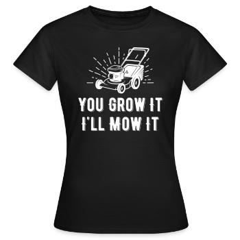 Le père fauche le meilleur drôle - T-shirt Femme - noir - Devant - AI Model Female 172 dark (172cm)