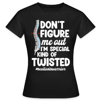 Finde Nicht Heraus, Dass Ich Eine Besondere Art - Frauen T-Shirt - Schwarz - Vorne - AI Model Female 172 dark (172cm)