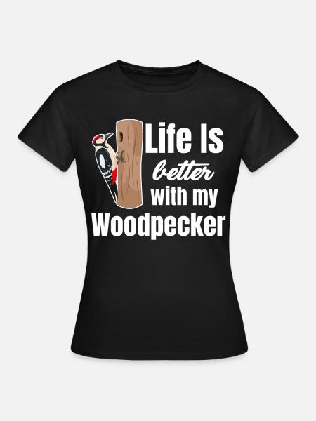 Das Leben Ist Besser Mit Meiner - Frauen T-Shirt - Schwarz