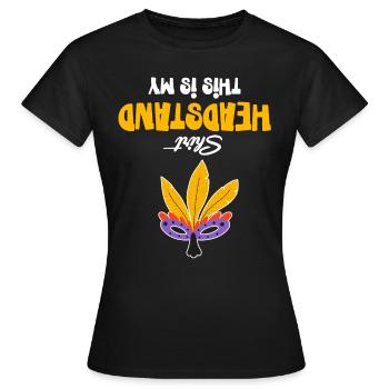 C’est ma chemise poirier plus drôle - T-shirt Femme - noir - Devant - AI Model Female 172 dark (172cm)