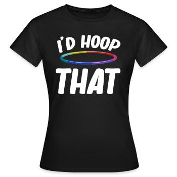J'aimerais ces drôles de jongleurs de pneus - T-shirt Femme - noir - Devant - AI Model Female 172 dark (172cm)