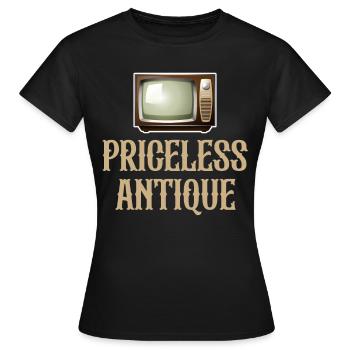Collectionneur d’antiquités inestimable, Classique - T-shirt Femme - noir - Devant - AI Model Female 172 dark (172cm)