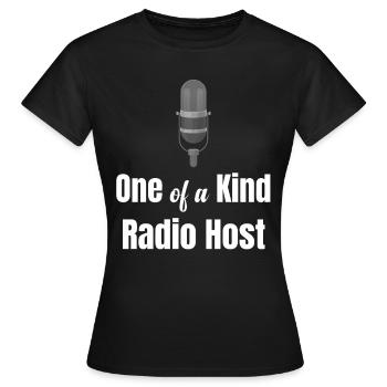 Einzigartiger Radiomoderator, Ham Recording, - Frauen T-Shirt - Schwarz - Vorne - AI Model Female 172 dark (172cm)