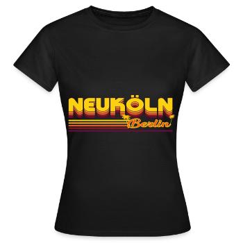 Nouveau design cool du quartier de Cologne à Berlin - T-shirt Femme - noir - Devant - AI Model Female 172 dark (172cm)