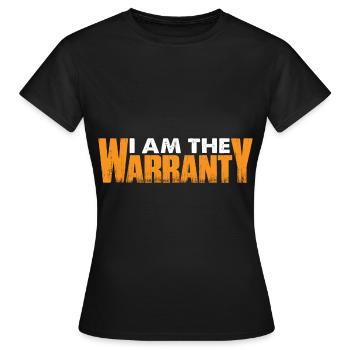 Je suis la garantie 12 - T-shirt Femme - noir - Devant - AI Model Female 172 dark (172cm)