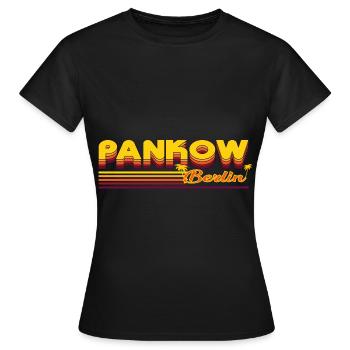 cooles Pankow Berliner Stadtteil Design - Frauen T-Shirt - Schwarz - Vorne - AI Model Female 172 dark (172cm)