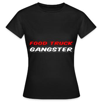 Food Truck Gangster 3 - Women's T-Shirt - black - Front - AI Model Female 172 dark (172cm)